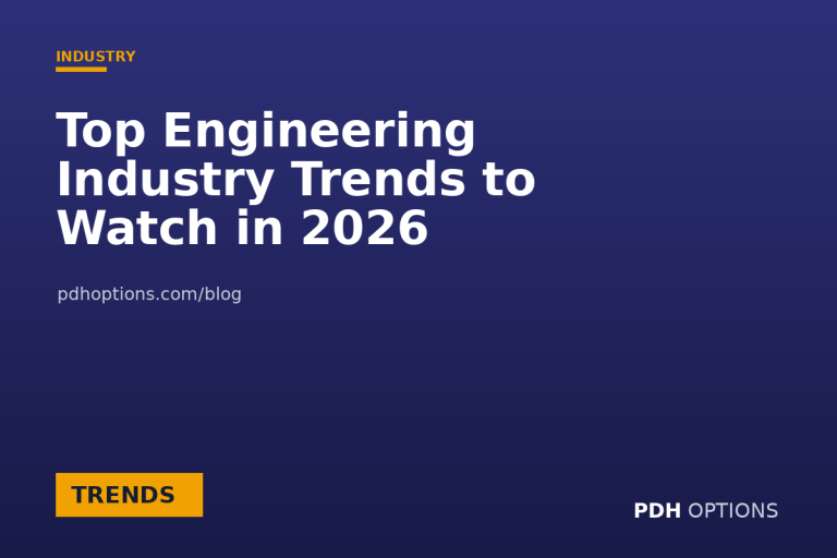Top Engineering Industry Trends to Watch in 2026 — PDH Options