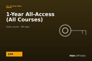 1-Year All-Access (All Courses) — PDH Options course cover