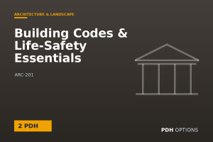 Building Codes & Life-Safety Essentials — PDH Options course cover