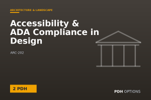 Accessibility & ADA Compliance in Design — PDH Options course cover
