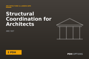 Structural Coordination for Architects — PDH Options course cover