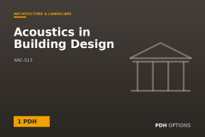 Acoustics in Building Design — PDH Options course cover