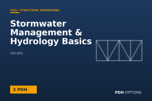Stormwater Management & Hydrology Basics — PDH Options course cover