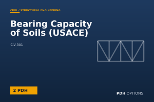 Bearing Capacity of Soils (USACE) — PDH Options course cover