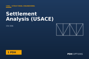 Settlement Analysis (USACE) — PDH Options course cover