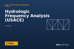 Hydrologic Frequency Analysis (USACE) — PDH Options course cover