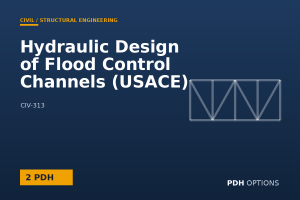 Hydraulic Design of Flood Control Channels (USACE) — PDH Options course cover