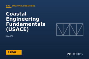 Coastal Engineering Fundamentals (USACE) — PDH Options course cover