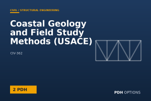 Coastal Geology and Field Study Methods (USACE) — PDH Options course cover
