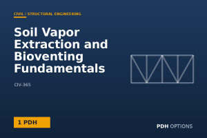 Soil Vapor Extraction and Bioventing Fundamentals (USACE) — PDH Options course cover