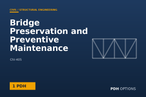 Bridge Preservation and Preventive Maintenance (FHWA) — PDH Options course cover