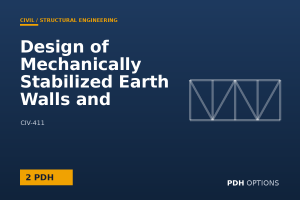 Design of Mechanically Stabilized Earth Walls and Reinforced Soil Slopes (FHWA) — PDH Options course cover