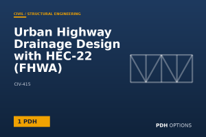 Urban Highway Drainage Design with HEC-22 (FHWA) — PDH Options course cover
