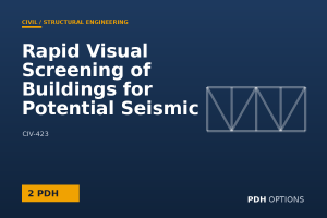 Rapid Visual Screening of Buildings for Potential Seismic Hazards (FEMA) — PDH Options course cover