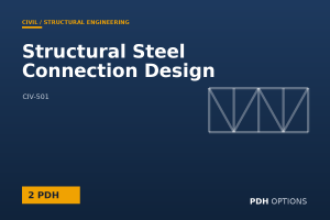 Structural Steel Connection Design — PDH Options course cover