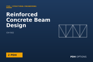 Reinforced Concrete Beam Design — PDH Options course cover