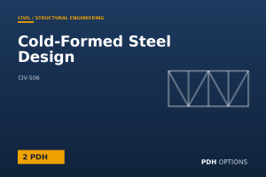 Cold-Formed Steel Design — PDH Options course cover
