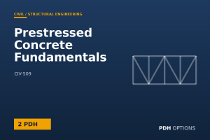 Prestressed Concrete Fundamentals — PDH Options course cover