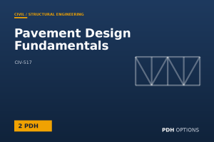 Pavement Design Fundamentals — PDH Options course cover