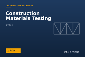 Construction Materials Testing — PDH Options course cover