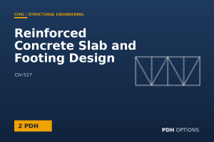 Reinforced Concrete Slab and Footing Design — PDH Options course cover