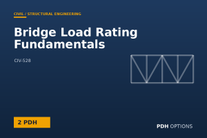Bridge Load Rating Fundamentals — PDH Options course cover