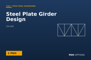 Steel Plate Girder Design — PDH Options course cover