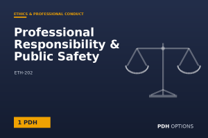 Professional Responsibility & Public Safety — PDH Options course cover
