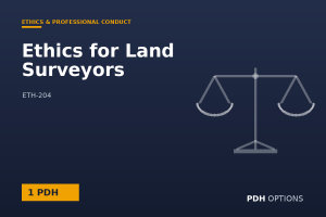 Ethics for Land Surveyors — PDH Options course cover