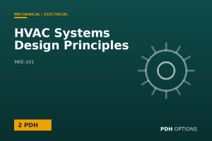 HVAC Systems Design Principles — PDH Options course cover