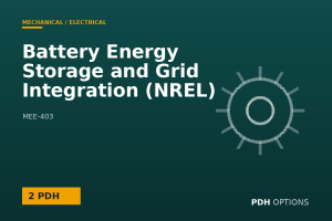 Battery Energy Storage and Grid Integration (NREL) — PDH Options course cover