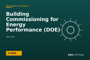 Building Commissioning for Energy Performance (DOE) — PDH Options course cover