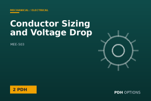 Conductor Sizing and Voltage Drop — PDH Options course cover