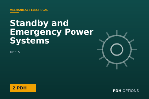 Standby and Emergency Power Systems — PDH Options course cover