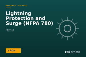Lightning Protection and Surge (NFPA 780) — PDH Options course cover