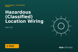 Hazardous (Classified) Location Wiring — PDH Options course cover
