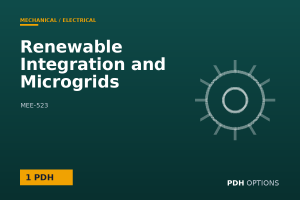 Renewable Integration and Microgrids — PDH Options course cover