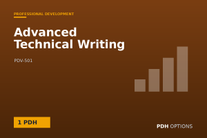 Advanced Technical Writing — PDH Options course cover