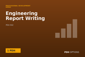 Engineering Report Writing — PDH Options course cover