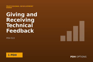 Giving and Receiving Technical Feedback — PDH Options course cover