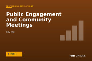 Public Engagement and Community Meetings — PDH Options course cover
