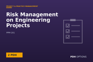 Risk Management on Engineering Projects — PDH Options course cover