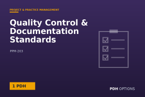 Quality Control & Documentation Standards — PDH Options course cover