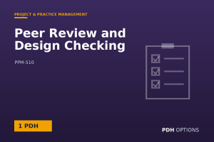 Peer Review and Design Checking — PDH Options course cover