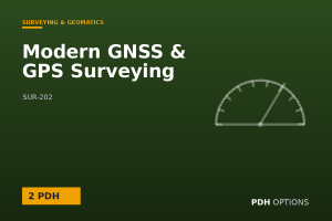 Modern GNSS & GPS Surveying — PDH Options course cover