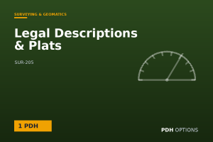 Legal Descriptions & Plats — PDH Options course cover