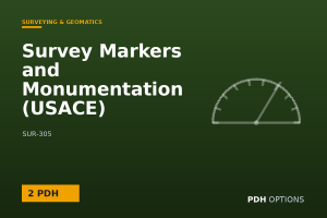 Survey Markers and Monumentation (USACE) — PDH Options course cover