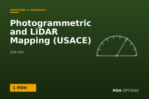 Photogrammetric and LiDAR Mapping (USACE) — PDH Options course cover