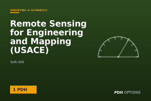 Remote Sensing for Engineering and Mapping (USACE) — PDH Options course cover