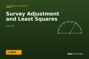 Survey Adjustment and Least Squares — PDH Options course cover